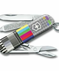 Best Pirce 🧨 Victorinox Swiss Army Classic SD Limited Edition 2021 "Patterns of the World" - Retro TV - 0.6223.L2104 🌟
