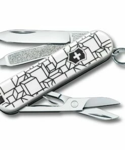 Best Sale ⌛ Victorinox Swiss Army Classic SD Limited Edition 2021 "Patterns of the World" - Cubic Illusion - 0.6223.L2105 👏