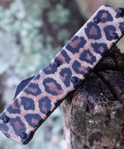 Cheap 🔔 Templar Knife Co. Templar Premium Lightweight Small OTF -Alum. Leopard (3" D2 Blk Tanto) SA-LPD-22-1 😍 -Automatic Knives shop SALPD.1 39499.1634842513