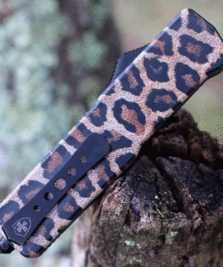 Cheap 🔔 Templar Knife Co. Templar Premium Lightweight Small OTF -Alum. Leopard (3" D2 Blk Tanto) SA-LPD-22-1 😍 -Automatic Knives shop SALPD 53182.1634842513
