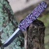 Brand new ❤️ Templar Knife Co. Templar Premium Lightweight Small OTF -Alum. Pink Fleur (3" D2 Blk Drop Point) SA-PKF-32-1 🛒