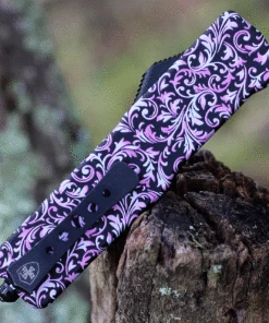 Coupon 🎁 Templar Knife Co. Templar Premium Lightweight Small OTF -Alum. Pink Fleur (3" D2 Blk Tanto) SA-PKF-22-1 🛒 -Automatic Knives shop SAPKF 97064.1634829291