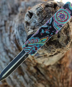 Budget 👏 Templar Knife Co. Templar Premium Lightweight Small OTF -Alum. Quilt (3" D2 Blk Dagger) SA-QT-12-1 ⭐