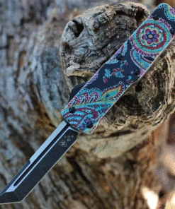 Best deal ⌛ Templar Knife Co. Templar Premium Lightweight Small OTF -Alum. Quilt (3" D2 Blk Tanto) SA-QT-22-1 🔥