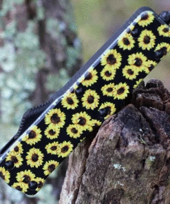 Hot Sale 🔥 Templar Knife Co. Templar Premium Lightweight Small OTF -Alum. Sunflower (3" D2 Blk Drop Point) SA-SUN-32-1 🔥 -Automatic Knives shop SASUN.1 59650.1634827955