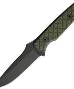 Best Pirce 🛒 Spartan Blades Alala Fixed Blade 4BKGR, 3.7" 1095 Cro-Van Black Plain Blade, Green Micarta Handle 🧨