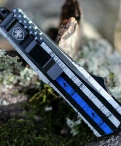 Discount 🛒 Templar Knife Co. Templar Knife Small OTF Back The Blue S-BTB-33-2, 2.75" 440C Satin Drop Point Blade, Aluminum Zinc Handle 💯 -Automatic Knives shop SBTB 95008.1604341210.1280.1280 63402.1604344954.1280.1280 23091.1604345892