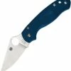 Budget 👏 Spyderco Knives Spyderco Para 3 Lightweight C223PCBL, 2.92" CPM SPY27 Satin Plain Blade, Blue FRN Handle 🎁