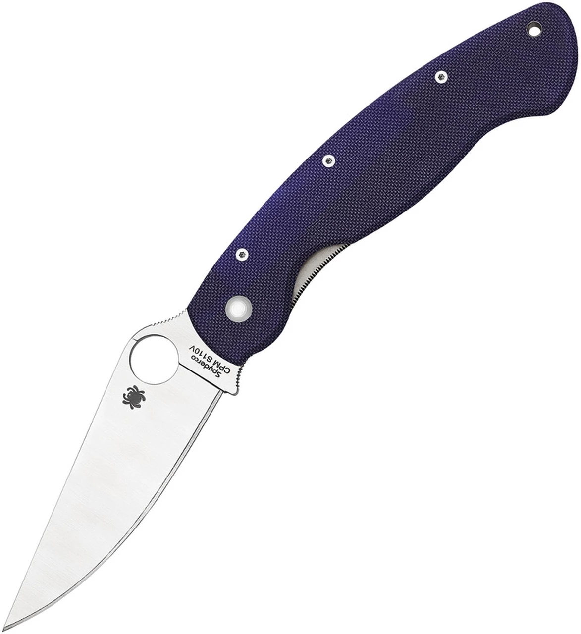 Discount 🔥 Spyderco Knives Spyderco C36GPDBL Military, 4" CPM-S110V Satin Plain Blade, Dark Blue G-10 Handles 🌟 1 Discount 🔥 Spyderco Knives Spyderco C36GPDBL Military, 4" CPM-S110V Satin Plain Blade, Dark Blue G-10 Handles 🌟
