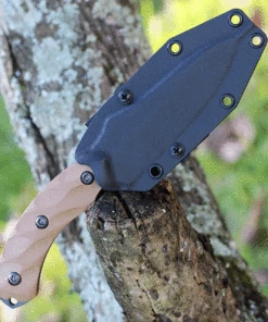 Buy 🔥 Southern Grind SG05070202 Jackal Fixed Blade Black Coated Drop Point Blade with Desert Tan Handle ⌛ -Automatic Knives shop SG05070202.3 38086.1631201332