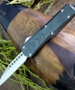 Deals 🌟 CobraTec Gray FS-X OTF Knife CTKSGRYFS-XSWNS, 2.75" D2 Steel Whancliffe Blade, Gray Aluminum Handle 🔔