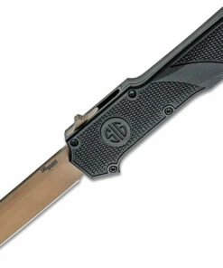Best deal ✨ Hogue SIG Sauer Compound Emperor Scorpion OTF 36020, 3.5" S30V Flat Dark Earth PVD Tanto Plain Blade, Black G-10 Handle 🛒