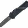 Flash Sale 💯 Hogue SIG Sauer Compound Tactical OTF 36022, 3.5" S30V Gray Cerakote Finish Tanto Plain Blade, Solid Black G-10 Handle 🔥