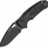 New ❤️ Hogue Nitron Auto SIG36330, 3.5" S30V Black Plain Blade, Black Polymer Handles 🎁