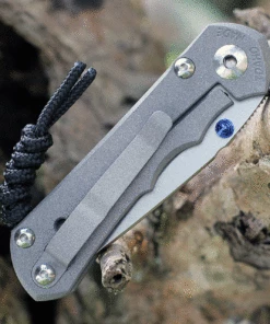 Outlet 🛒 Chris Reeve Knives Small Inkosi Tanto ( 2.8" CPM S45VN Stonewashed) SIN-1042 🌟 -Automatic Knives shop SIN 1042.2 89771.1630690357