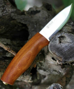 Buy 😀 Helle 83 Skog, 3" Helle Triple Laminated Steel Plain Blade, Beechwood Handle 😍