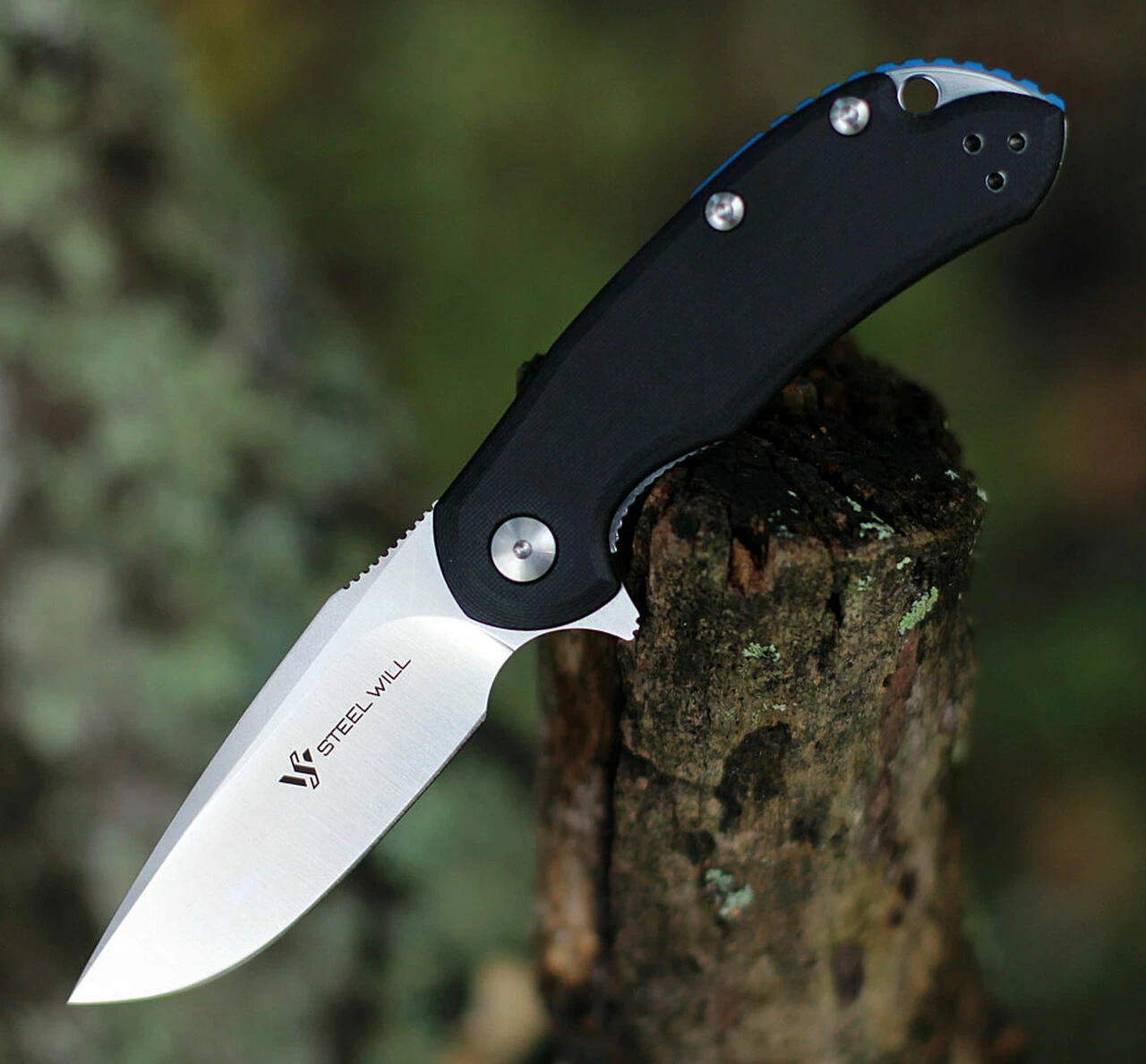 Outlet 🔥 Steel Will C22M-2BK Cutjack, 3" M390 Satin Plain Blade, Black G10 Handle ⭐ 1 Outlet 🔥 Steel Will C22M-2BK Cutjack, 3" M390 Satin Plain Blade, Black G10 Handle ⭐