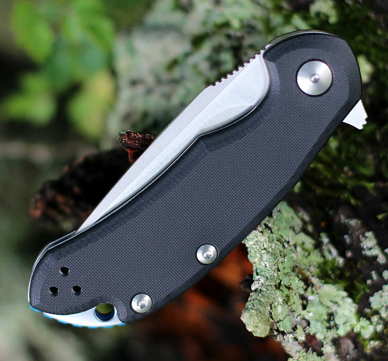 Outlet 🔥 Steel Will C22M-2BK Cutjack, 3" M390 Satin Plain Blade, Black G10 Handle ⭐ 3 Outlet 🔥 Steel Will C22M-2BK Cutjack, 3" M390 Satin Plain Blade, Black G10 Handle ⭐ - Image 3