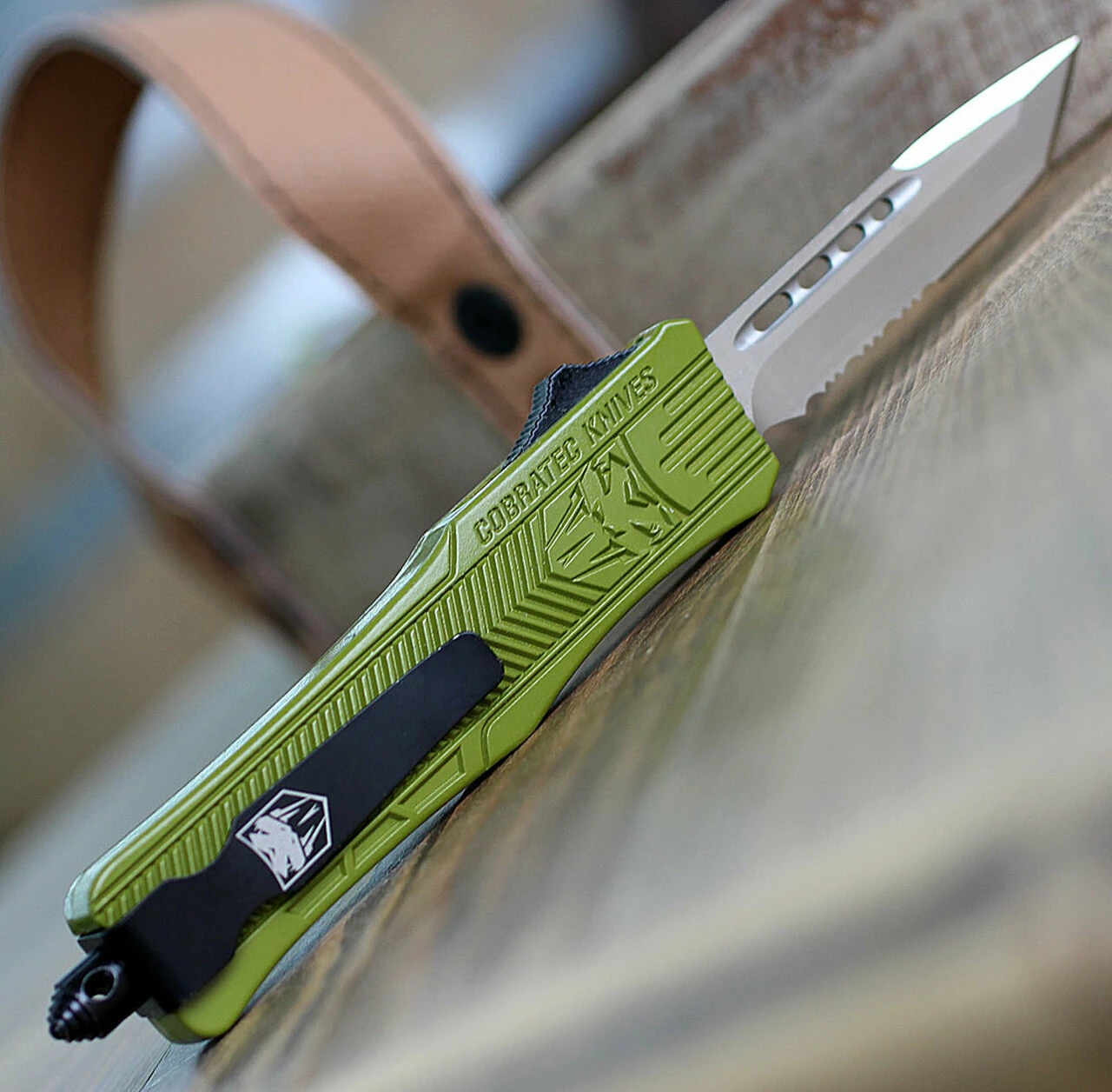 Best Pirce 🎉 CobraTec Knives SODCTK-1STS Small CTK-1 OD Green, 2.75" D2 Steel Tanto Serrated Blade, Aluminum Handle 🔔 2 Best Pirce 🎉 CobraTec Knives SODCTK-1STS Small CTK-1 OD Green, 2.75" D2 Steel Tanto Serrated Blade, Aluminum Handle 🔔 - Image 2