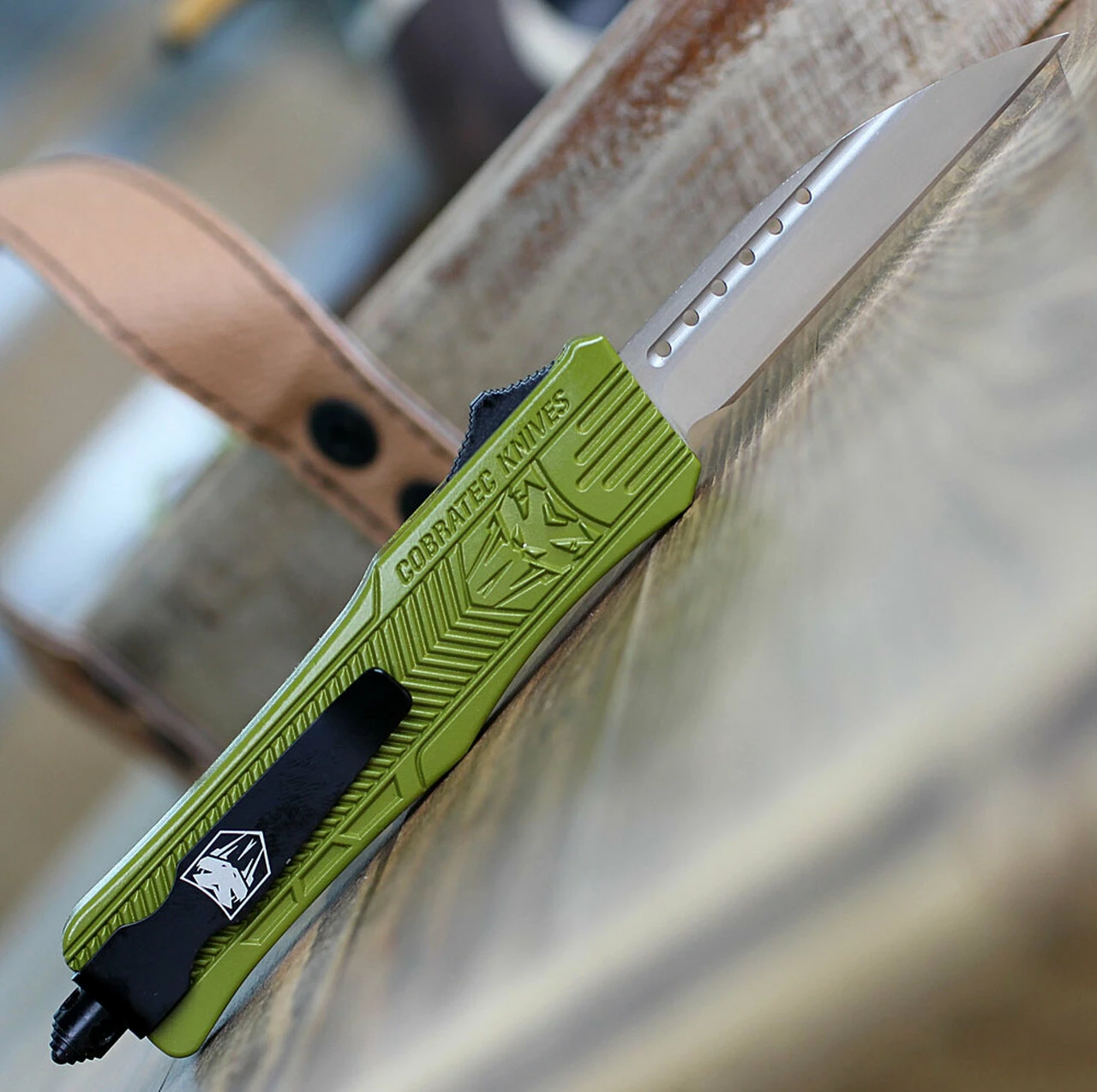 Cheapest 👏 CobraTec Knives SODCTK-1SWNS Small CTK-1 Black, 2.75" D2 Steel Wharncliffe Blade OD Green Handle 🤩 2 Cheapest 👏 CobraTec Knives SODCTK-1SWNS Small CTK-1 Black, 2.75" D2 Steel Wharncliffe Blade OD Green Handle 🤩 - Image 2