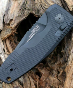 Wholesale ✨ SOG-TAC AU Auto Textured Aluminum (1.96" Cryo D2 StraightBack) 15-38-11-57 ⌛ -Automatic Knives shop SOG TAG AU CLOSE.1 22608.1645732344