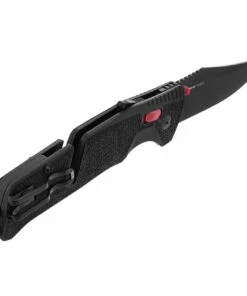Promo ✔️ SOG 11120157 Trident MK3 AT-XR 3.75 " D2 Black Plain Edge, Red and Black GRN Handles 💯 -Automatic Knives shop SOG11.12.01.57.5 03218.1589386474