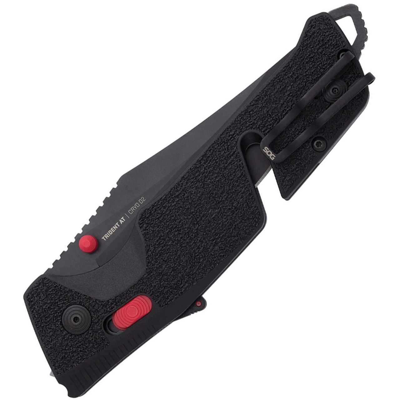 Budget 😀 SOG 11120257 Trident MK3 AT-XR 3.75" D2 Black Combo Edge, Red and Black GRN Handles ✔️ 4 Budget 😀 SOG 11120257 Trident MK3 AT-XR 3.75" D2 Black Combo Edge, Red and Black GRN Handles ✔️ - Image 4