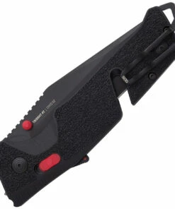Cheap 👍 SOG 11120457 Trident MK3 AT-XR 3.75 " D2 Tanto Plain Edge, Black and Red GRN Handles 🎁 -Automatic Knives shop SOG11120457 add 01 31051.1589920843