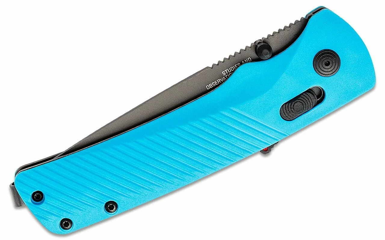 Cheapest 🔔 SOG 11180457 Flash MK3 AT-XR 3.45" D2 Partially Serrated Edge, Civic Cyan GRN Handles ⌛ 2 Cheapest 🔔 SOG 11180457 Flash MK3 AT-XR 3.45" D2 Partially Serrated Edge, Civic Cyan GRN Handles ⌛ - Image 2