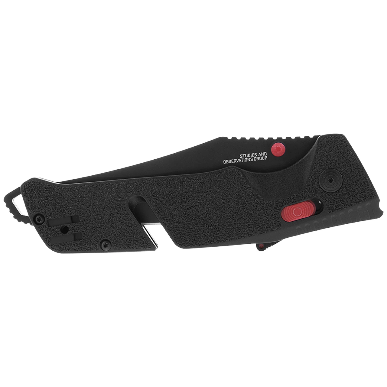 Budget 😀 SOG 11120257 Trident MK3 AT-XR 3.75" D2 Black Combo Edge, Red and Black GRN Handles ✔️ 3 Budget 😀 SOG 11120257 Trident MK3 AT-XR 3.75" D2 Black Combo Edge, Red and Black GRN Handles ✔️ - Image 3