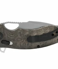 New 👏 SOG Kiku XR Folding Knife 3.03" CTS XHP Satin Blade, Natural Linen Micarta Handles 👏 -Automatic Knives shop SOG12270157.6 69147.1588793515