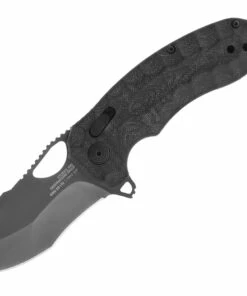 Wholesale 🎉 SOG Kiku LTE XR 12-27-04-57, 3.03" CTS-XHP Stainless Steel Black Plain Blade, Black Micarta Handles 🎉