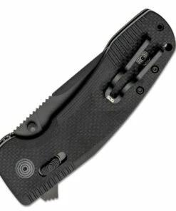Cheap 🔔 SOG SOG-Tac XR Folding Knife 12-38-01-57, 3.39" D2 Black Drop Point Plain Blade, Black G-10 Handle 🎉 -Automatic Knives shop SOG12380157 3 52975.1616445998