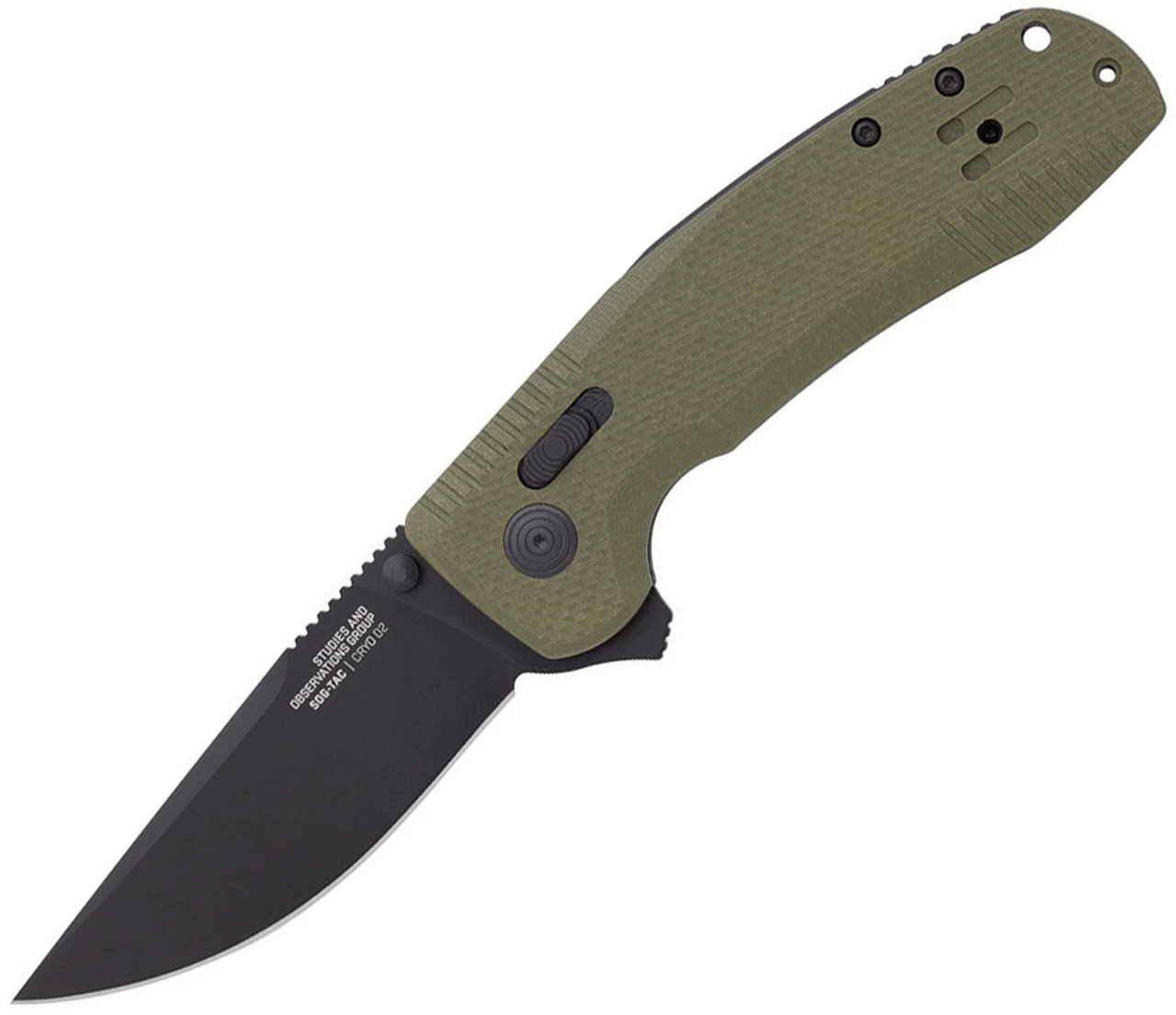 Best Pirce ⭐ SOG SOG-Tac XR Folding Knife 12-38-02-57, 3.39" D2 Black Drop Point Plain Blade, OD Green G-10 Handle 🛒 1 Best Pirce ⭐ SOG SOG-Tac XR Folding Knife 12-38-02-57, 3.39" D2 Black Drop Point Plain Blade, OD Green G-10 Handle 🛒