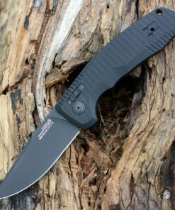 Brand new 🤩 SOG-TAC AU Auto Textured Aluminum (3.43" Cryo D2 Straightback) 15-38-01-57 🧨