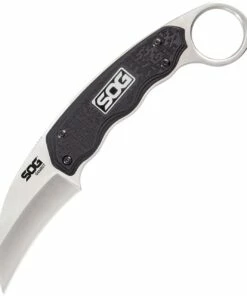 Top 10 😀 SOG Gambit Fixed Blade GB1001-CP, 2.5" 7Cr17MoV Satin Sheepsfoot Blade, Black GRN Handle 🔔