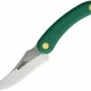 Budget 👏 Svord Knives Svord Amerikiwi Skinner - Dark Green (3.5" 15N20 Satin) AMKIDG ✨