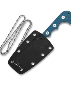 Wholesale 🛒 QSP Knife Neckmuk Neck Knife QS125-E, 2.875" D2 Plain Blade, Blue Linen Micarta Handle 👍 -Automatic Knives shop Screenshot 2021 01 15 QS125 D QSP KNIFE 2 97110.1610730290