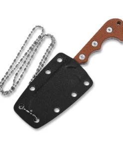 Best deal 🎁 QSP Knife Neckmuk Neck Knife QS125-E, 2.875" D2 Plain Blade, Brown Linen Micarta Handle 🛒 -Automatic Knives shop Screenshot 2021 01 15 QS125 E QSP KNIFE 2 34181.1610729950