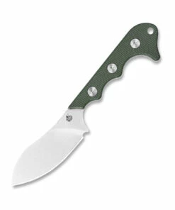 Best Pirce 🛒 QSP Knife Neckmuk Neck Knife QS125-F, 2.875" D2 Plain Blade, Green Linen Micarta Handle 👍