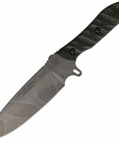 Best reviews of 🎉 Tops Knives Silent Hero TPHERO01C, 6.38" 1095 RC 56-58 Plain Blade, Black Linen Micarta Handle, Black Leather Sheath 🧨