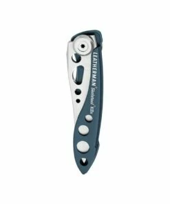 Cheap 😀 Leatherman Skeletool KBX (832383), 2.6" 420HC SS Combo Blade, Denim Blue Anodized Aluminum Handle ✔️ -Automatic Knives shop Skeletool KBX BLUE 2 50400.1614796501
