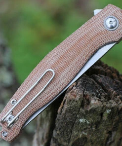 Cheapest ❤️ GiantMouse Ace Sonoma V2 - Natural Micarta (3.4" Elmax Stonewash) ⌛ -Automatic Knives shop Sonoma V2 GRN Micarta.3 59664.1639672198