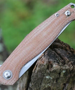 Cheapest ❤️ GiantMouse Ace Sonoma V2 - Natural Micarta (3.4" Elmax Stonewash) ⌛ -Automatic Knives shop Sonoma V2 GRN Micarta.4 55412.1639672198