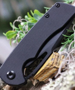 Hot Sale 🔥 Kansept Knives T1001A2 Kryo, 3.58" Black D2 Plain Blade, Black G10 Handle 👏 -Automatic Knives shop T1001A2.3 68534.1621437037