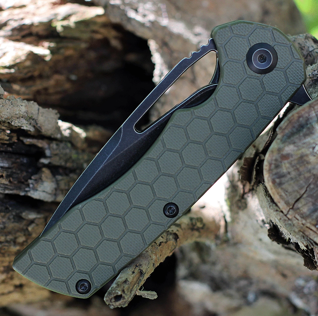 Best reviews of 🧨 Kansept Knives Kryo KT1001A6, 3.6" D2 Black Plain Blade, Green G-10 Handles w/ Circle Design ✔️ 3 Best reviews of 🧨 Kansept Knives Kryo KT1001A6, 3.6" D2 Black Plain Blade, Green G-10 Handles w/ Circle Design ✔️ - Image 3