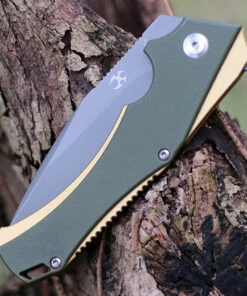Discount ⭐ Kansept Knives KT1008A2 Hellx, 3.60" D2 Stonewashed Blade, OD Green G10/Bronze Anodized SS Handle 😍 6 Discount ⭐ Kansept Knives KT1008A2 Hellx, 3.60" D2 Stonewashed Blade, OD Green G10/Bronze Anodized SS Handle 😍 -Automatic Knives shop T1008A2.5 37762.1612288815