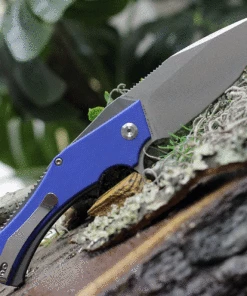 Deals 👏 Kansept Knives KT1008A3 Hellx, 3.60" D2 Stonewashed Blade, Dark Blue G10/ Gray Anodized SS Handle 🎁 -Automatic Knives shop T1008A3 65418.1621438363