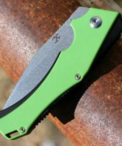 Best Pirce 👏 Kansept Knives Kansept Hellx - Lime Green G10 / Blk Stainless (3.6" D2 SW) T1008A5 👏 -Automatic Knives shop T1008A5.1 89359.1644962242
