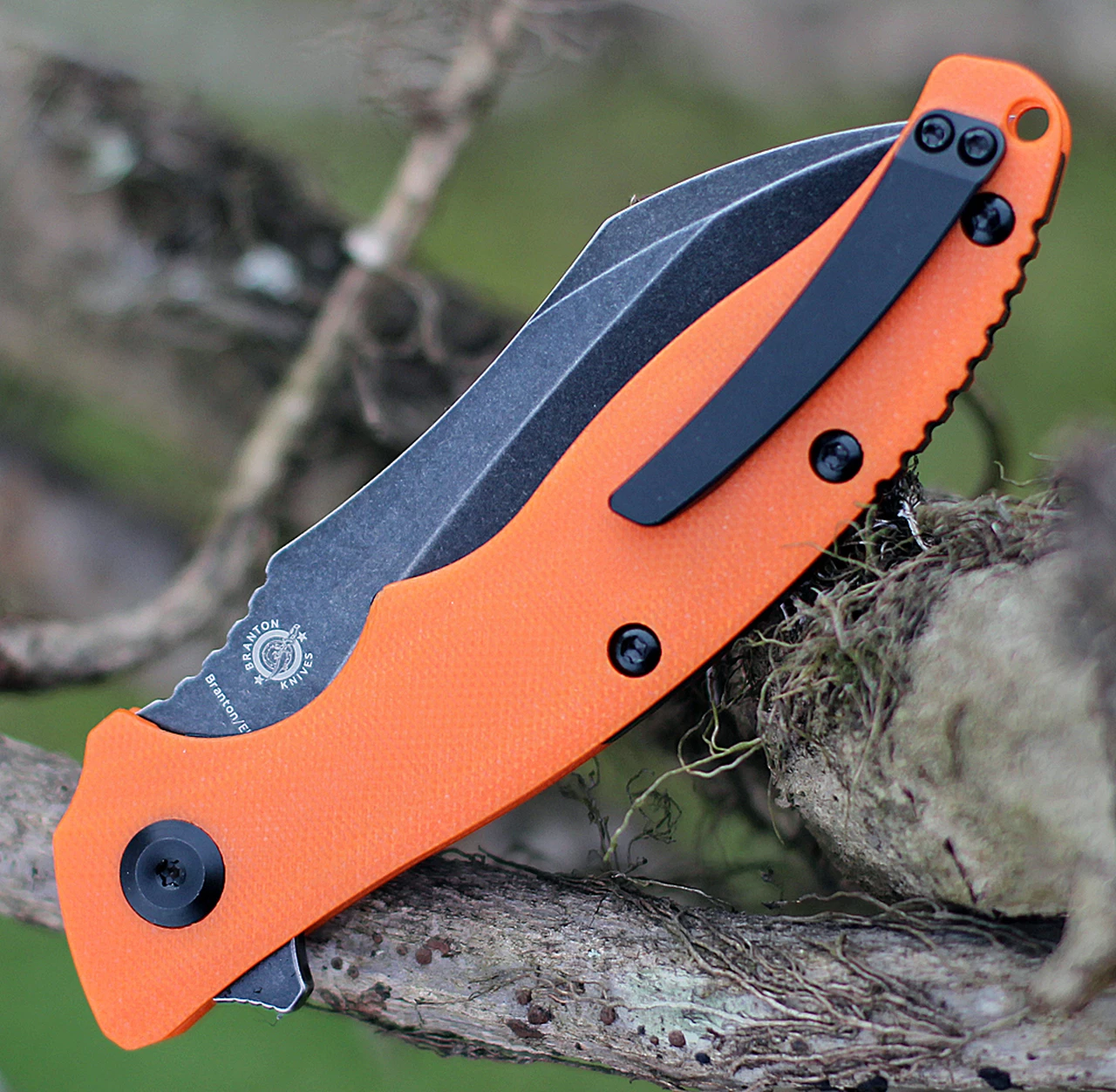 Wholesale ⌛ Kansept Knives T1017A2 Copperhead Flipper Knife, 3.4" 154CM Hawkbill Black Plain Blade, Orange G-10 Handle 🔔 4 Wholesale ⌛ Kansept Knives T1017A2 Copperhead Flipper Knife, 3.4" 154CM Hawkbill Black Plain Blade, Orange G-10 Handle 🔔 - Image 4